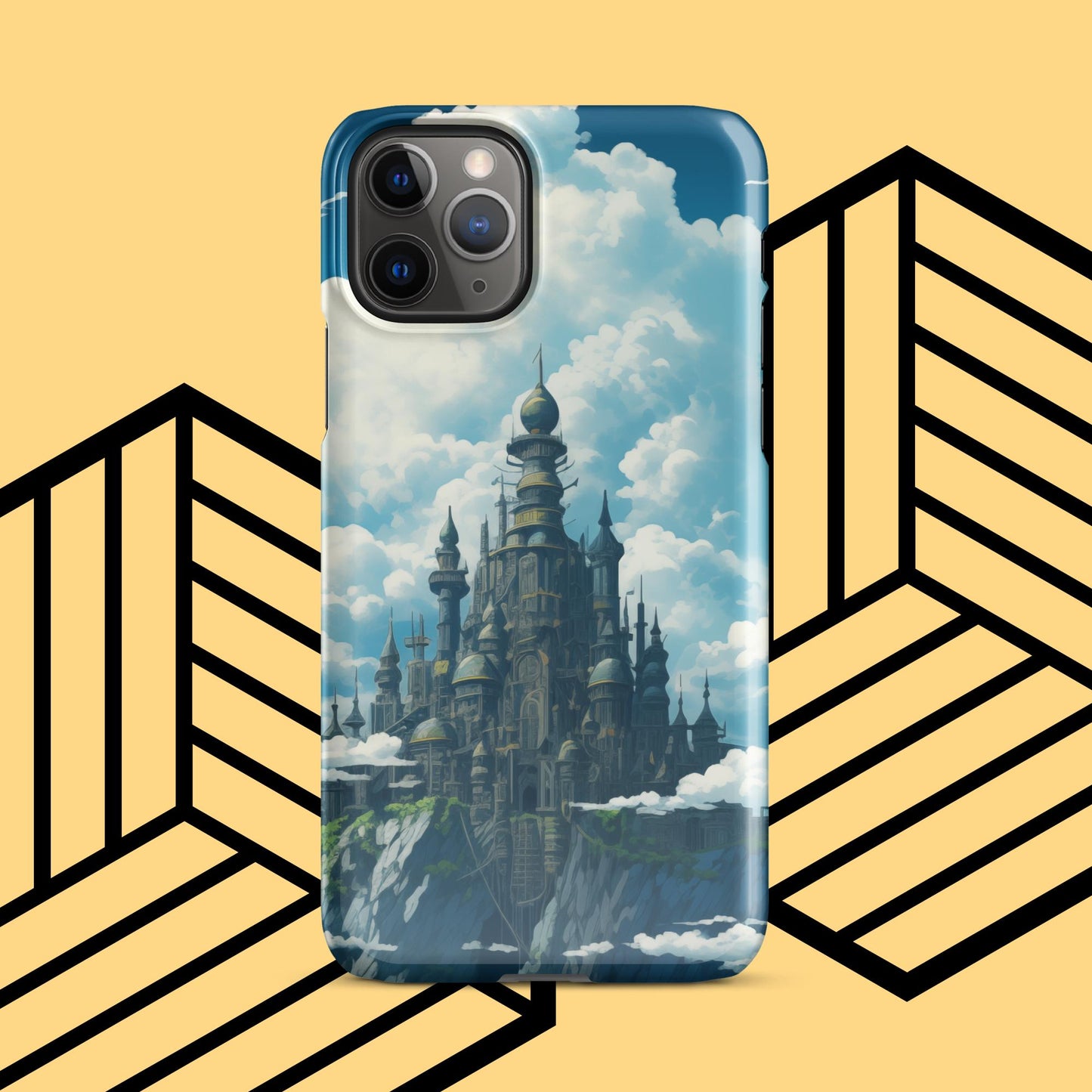 Snap case for iPhone - Mountain Castle