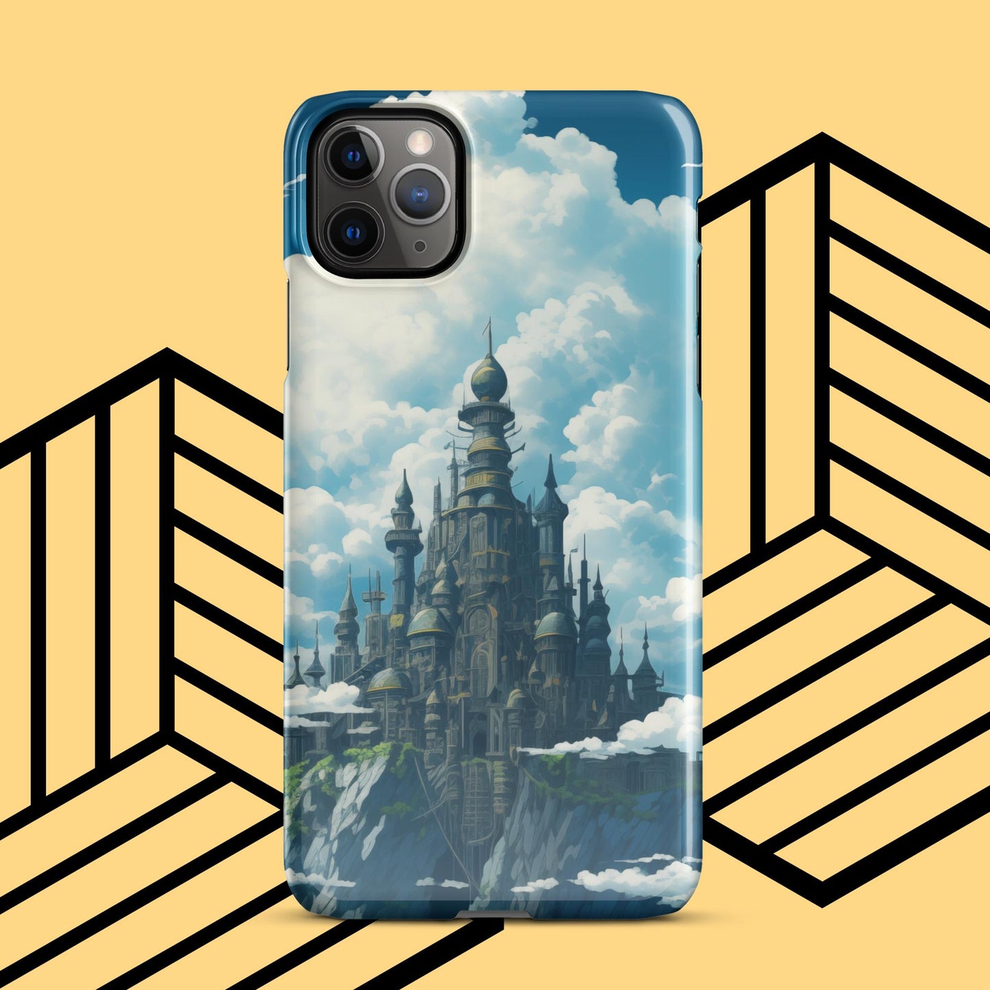 Snap case for iPhone - Mountain Castle