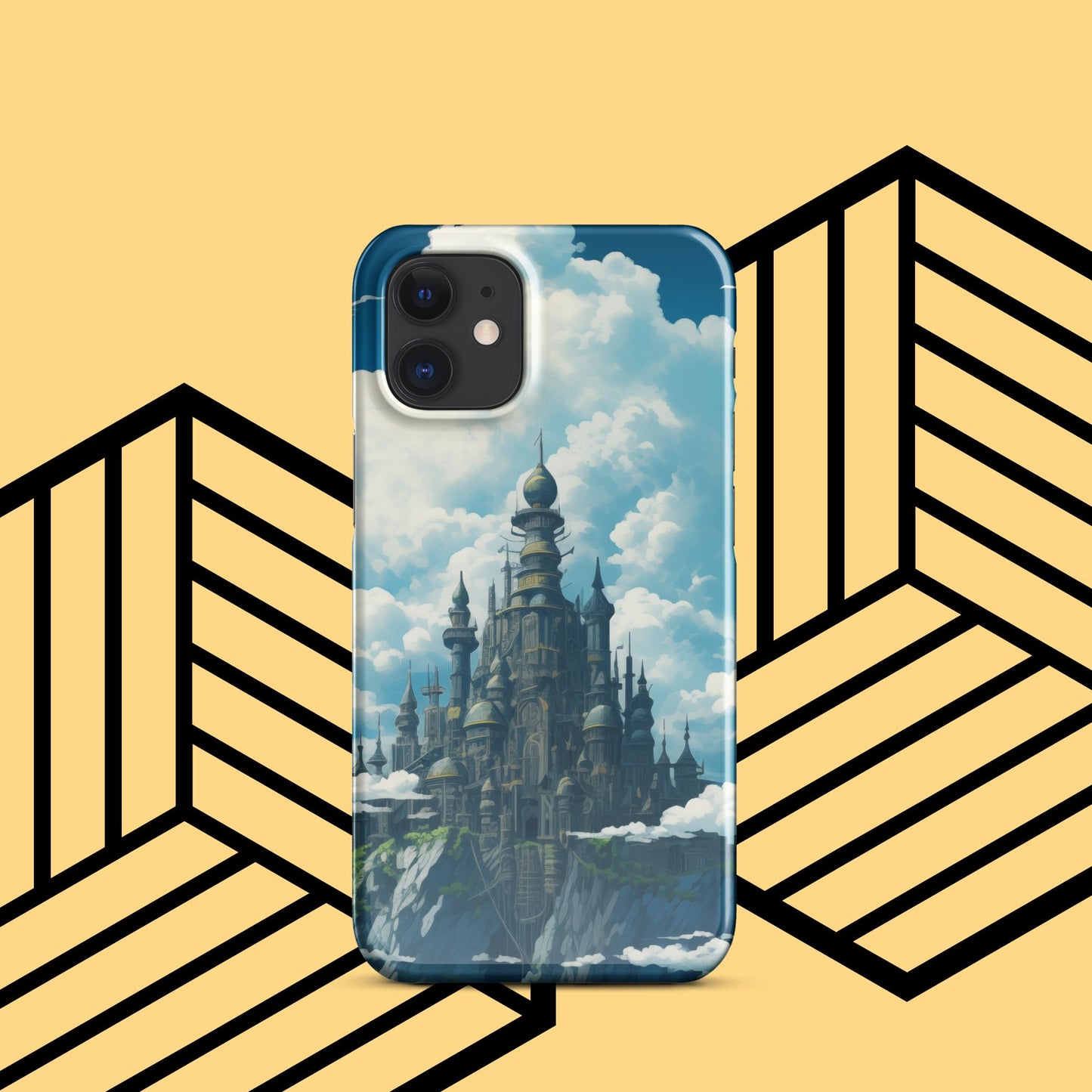 Snap case for iPhone - Mountain Castle