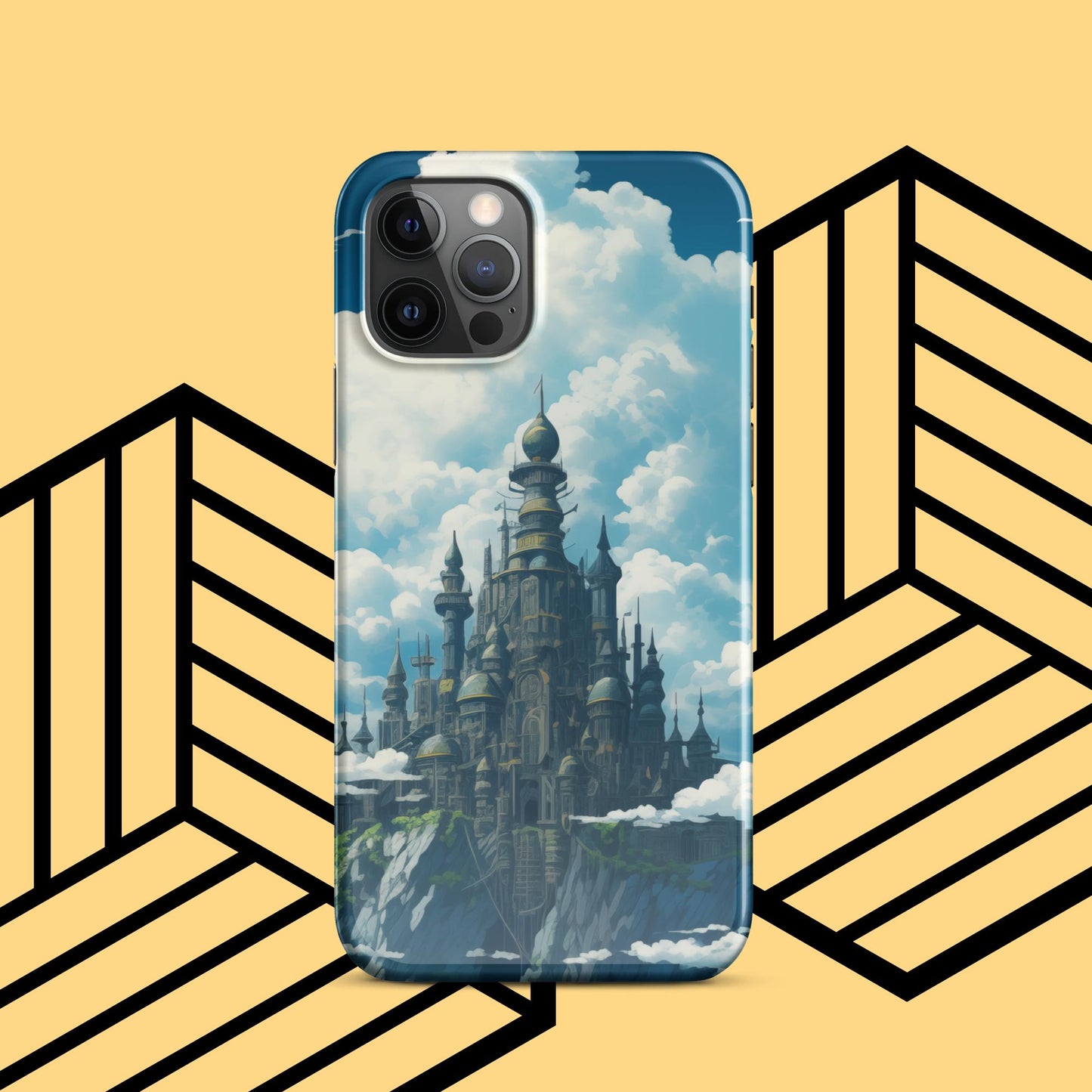 Snap case for iPhone - Mountain Castle