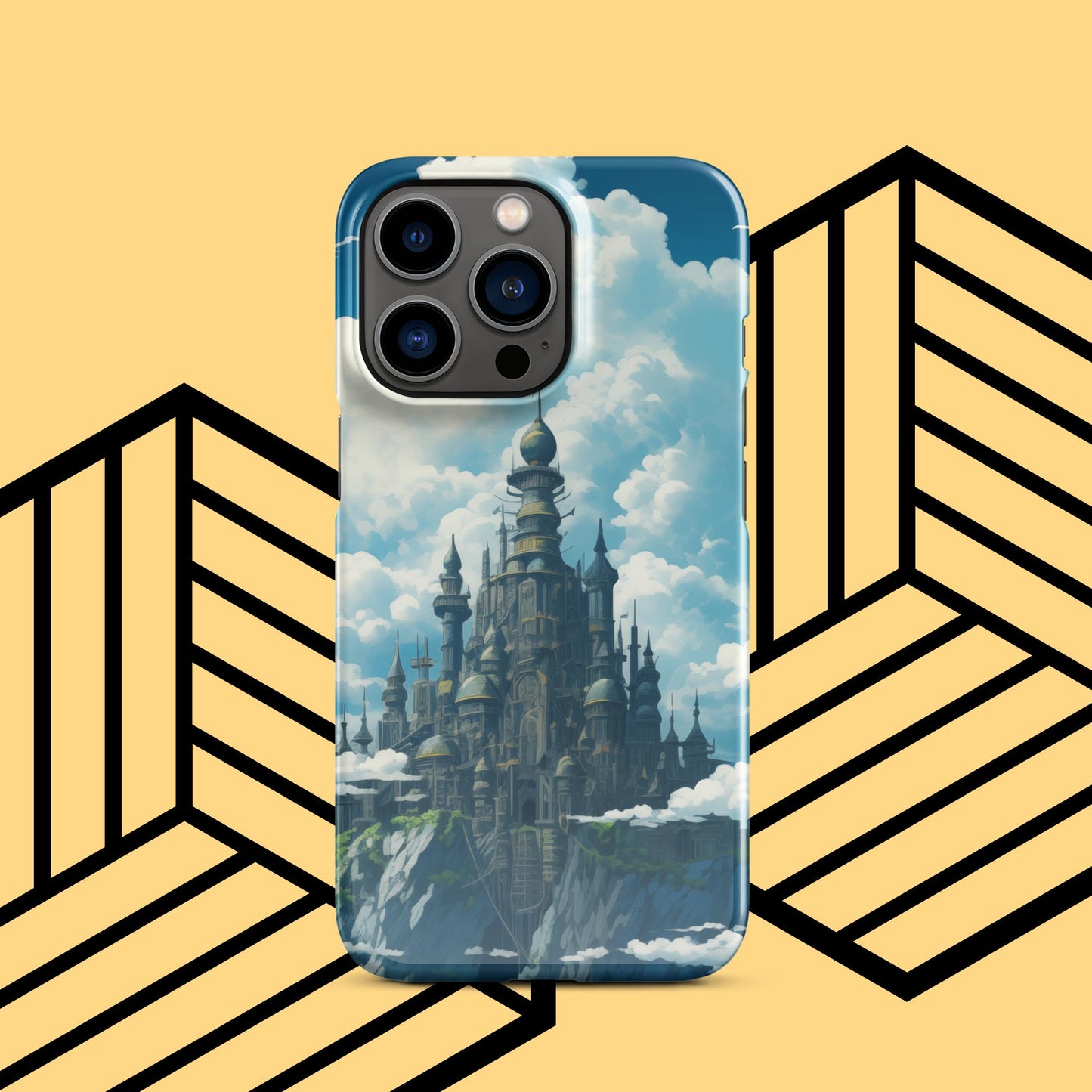 Snap case for iPhone - Mountain Castle