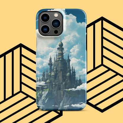 Snap case for iPhone - Mountain Castle