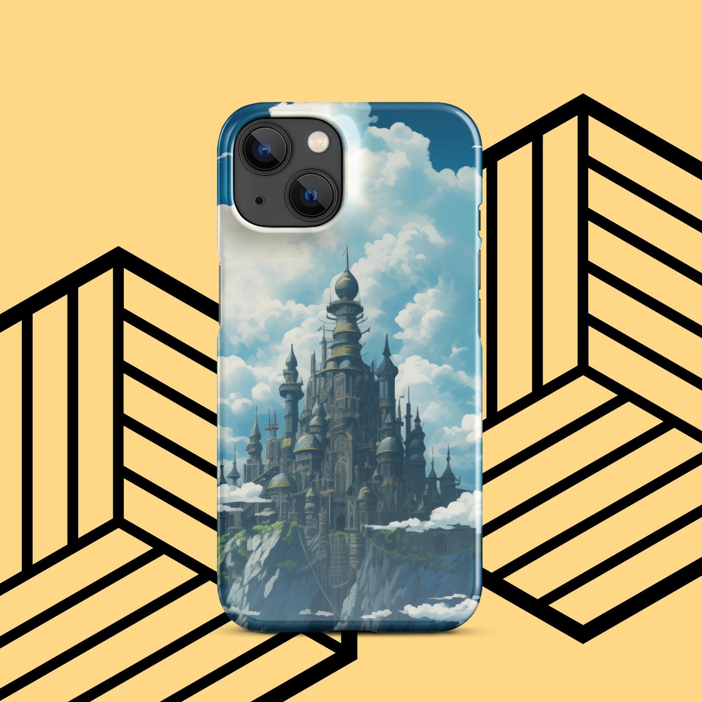 Snap case for iPhone - Mountain Castle