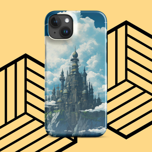 Snap case for iPhone - Mountain Castle