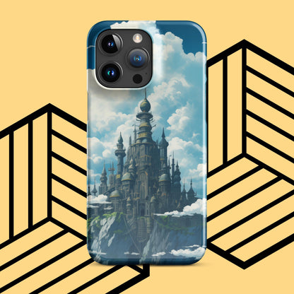 Snap case for iPhone - Mountain Castle