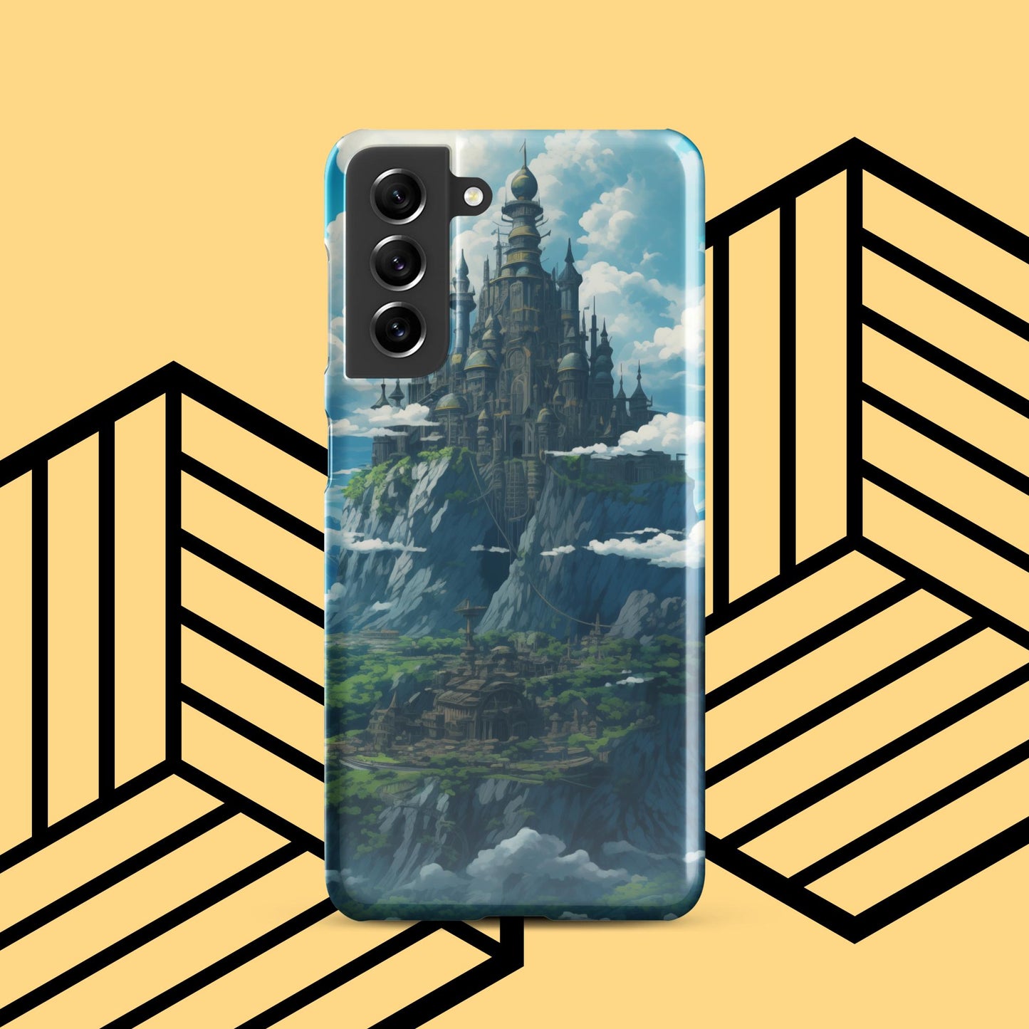 Snap case for Samsung® - Mountain Castle