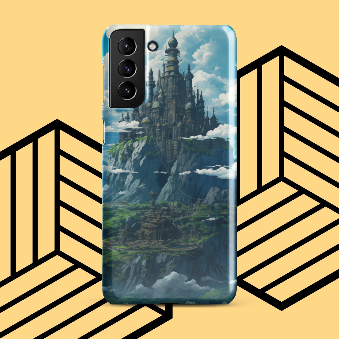 Snap case for Samsung® - Mountain Castle