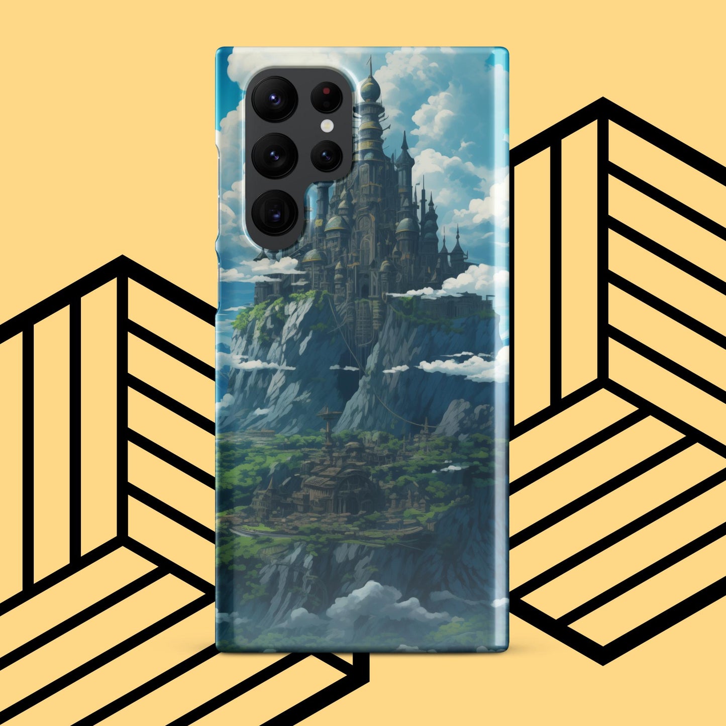 Snap case for Samsung® - Mountain Castle