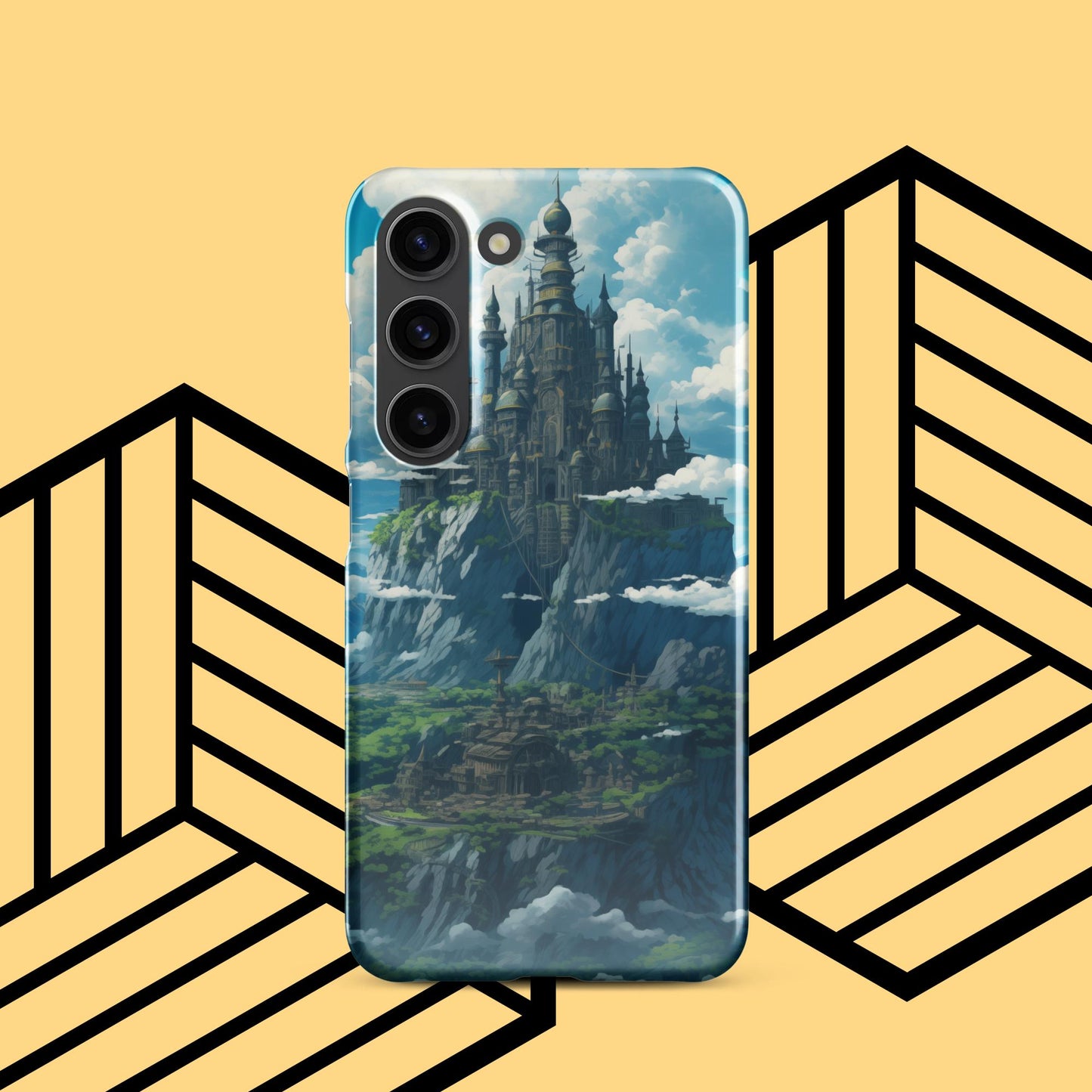 Snap case for Samsung® - Mountain Castle